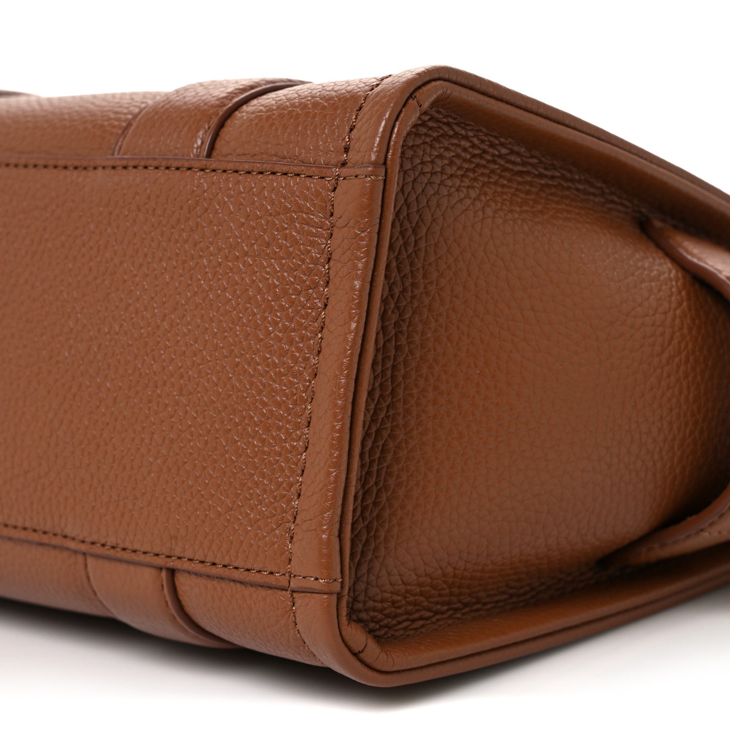 Grained Calfskin Small The Tote Bag Argan Oil