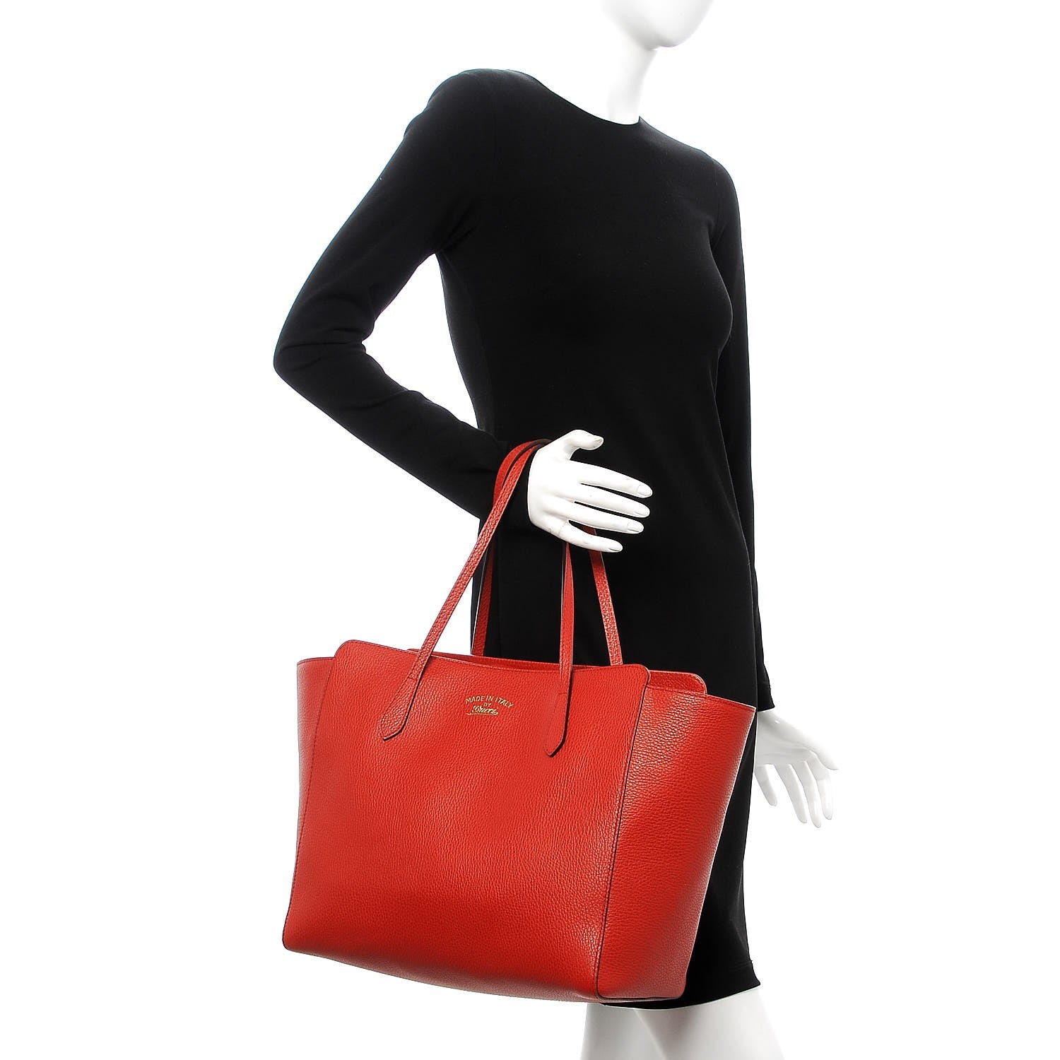 Gucci Dollar Calfskin Medium Swing Tote Oxidation 2 of 6