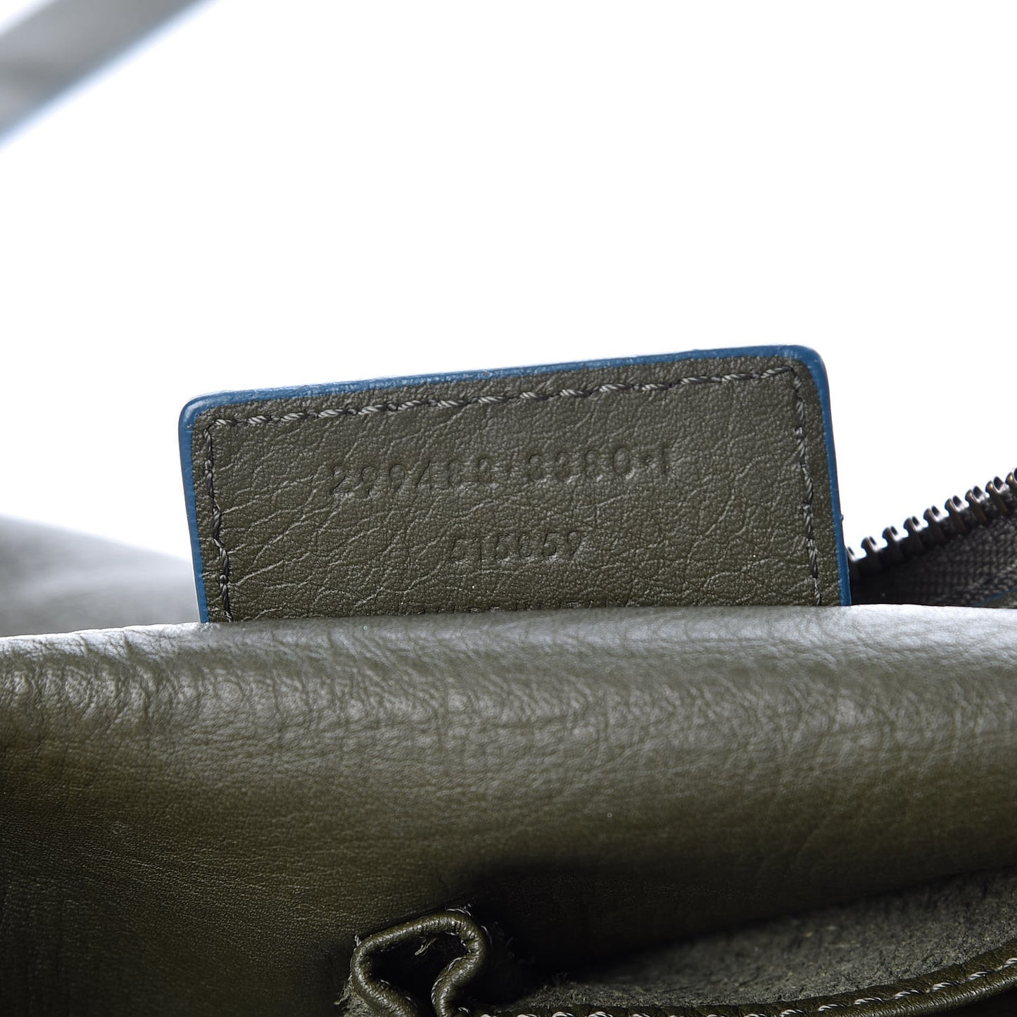 Veau Papier Highlight Neo Crossbody Vert Kaki