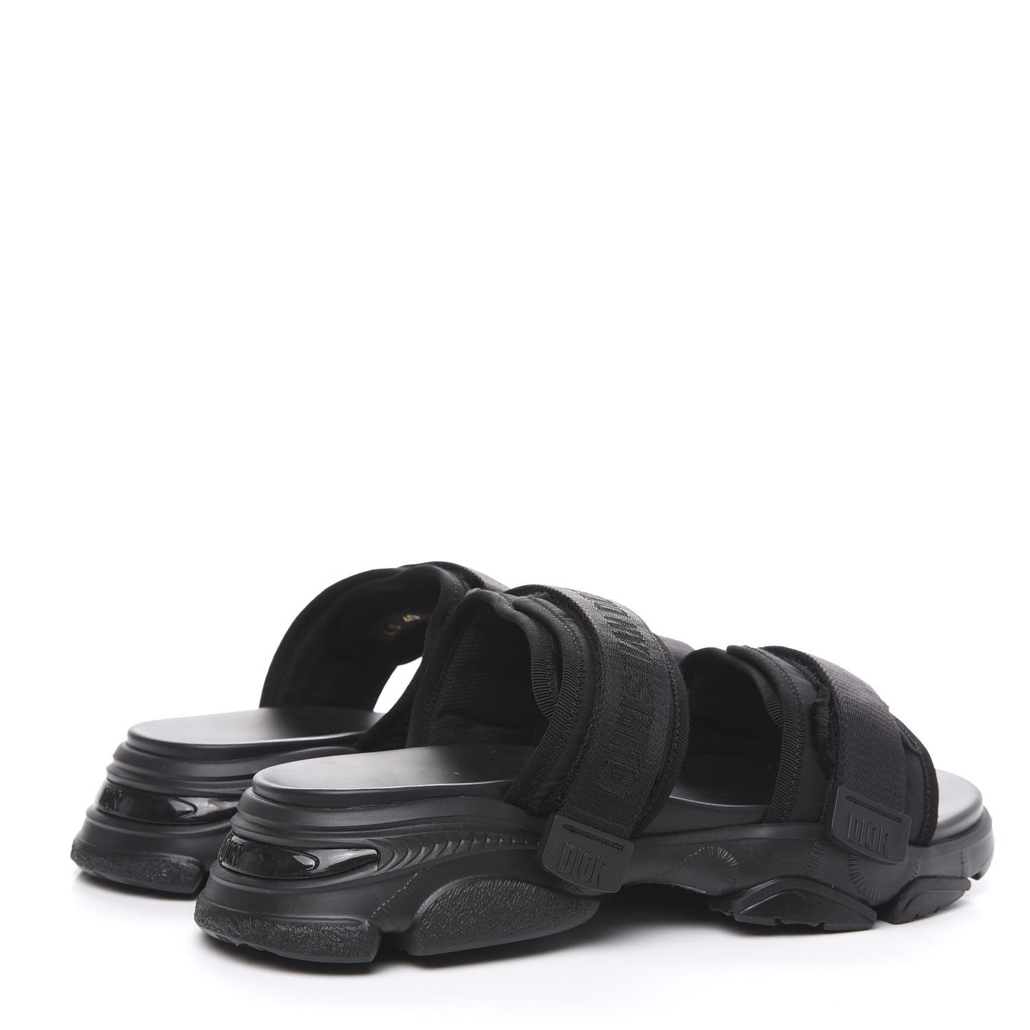 Technical Fabric D-Wander Slide Sandals 40 Black