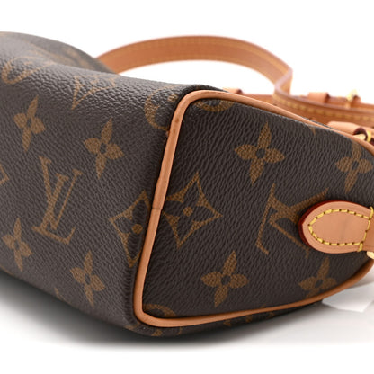 Louis Vuitton Monogram Nano Speedy Bandouliere 9 of 10
