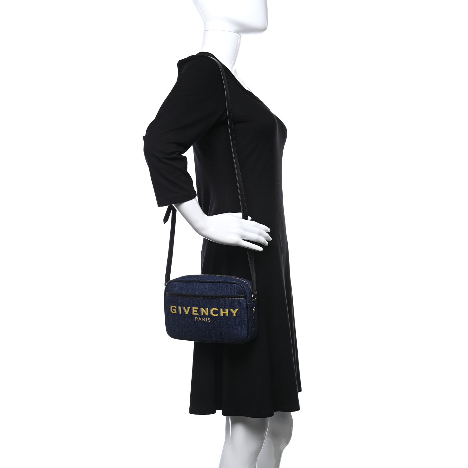 Givenchy Denim Logo Bond Camera Bag Blue 2 of 9