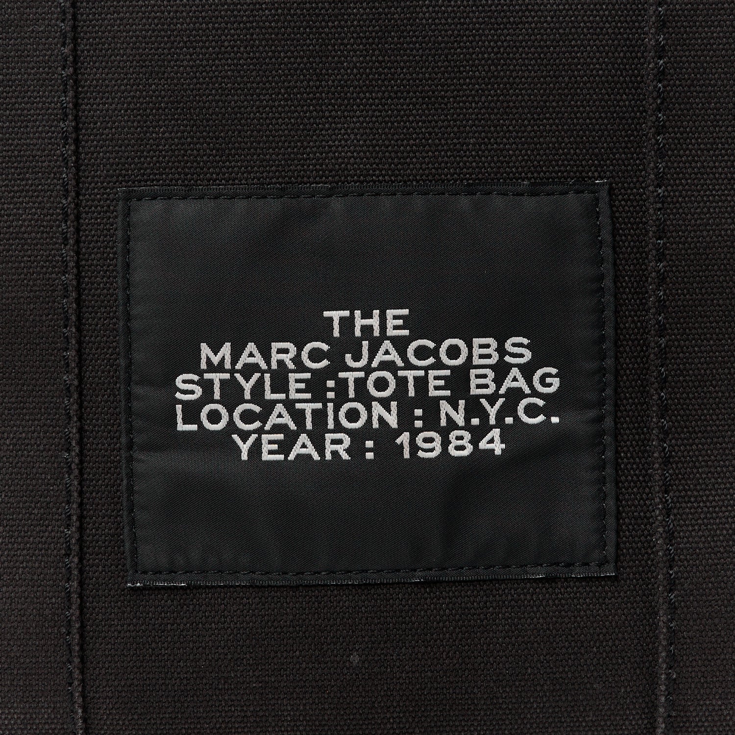 Marc Jacobs Cotton Canvas Small The Traveler Tote Bag Black 8 of 16
