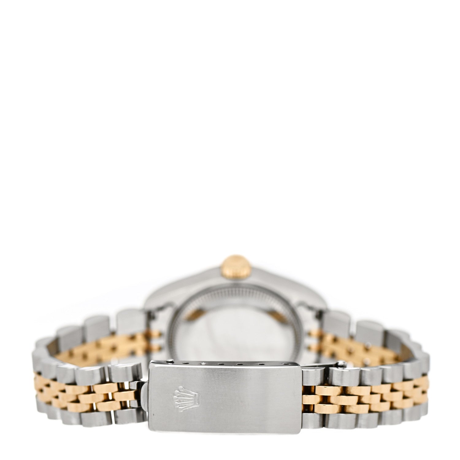 Rolex Stainless Steel 18K Yellow Gold Diamond 26mm Oyster Perpetual Datejust Watch Champagne 79173 3 of 5