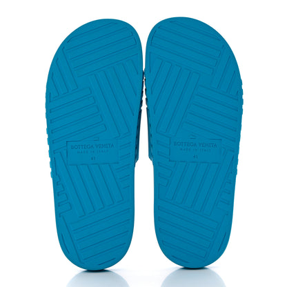 Bottega Veneta Rubber The Slider Sandals 41 Amalfi Blue 5 of 7