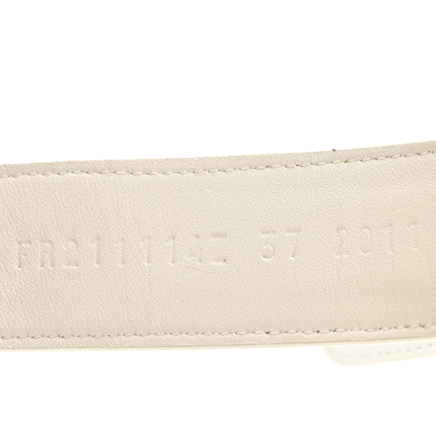 Hermes Calfskin Womens Chypre Sandals 37 White 9 of 11
