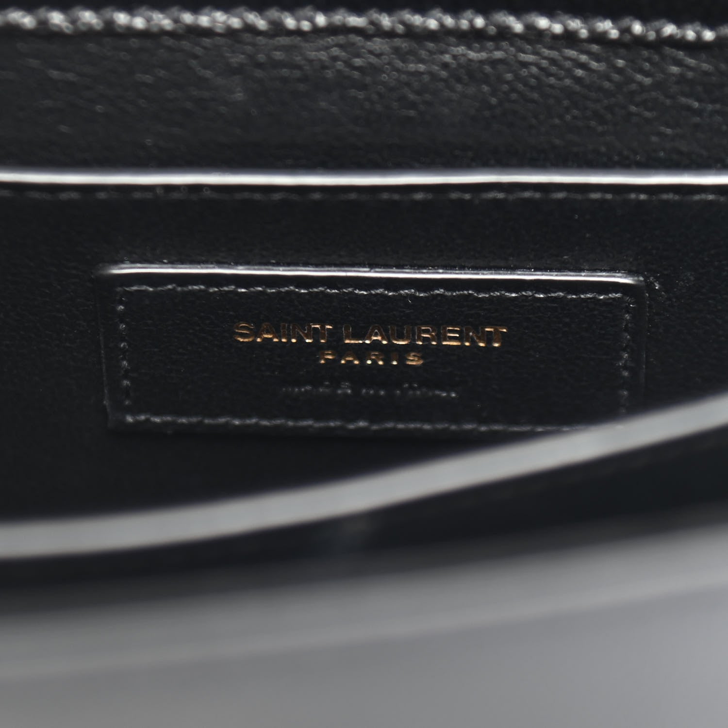 Saint Laurent Grain de Poudre Mini Classic Monogram Cassandra Top Handle Black 6 of 9