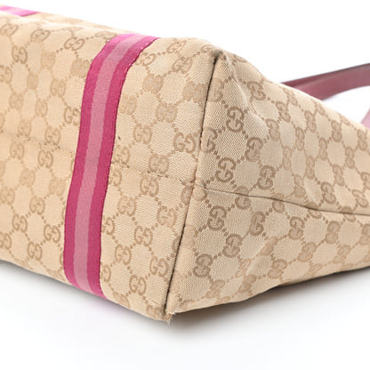 Gucci Monogram Large Jolicoeur Tote Pink 9 of 9