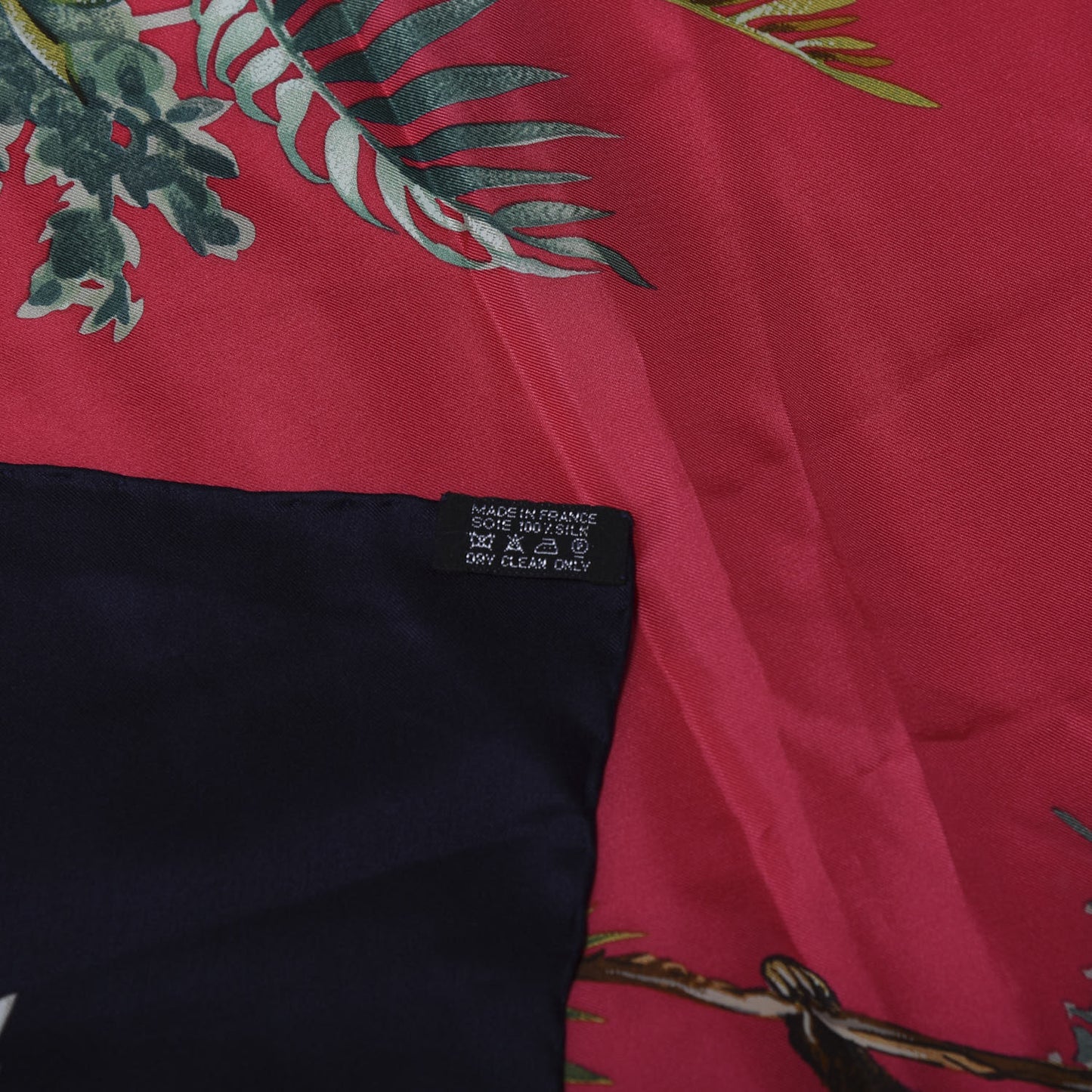 Silk Mousseline Equateur Shawl 140 Caban Rose Vif