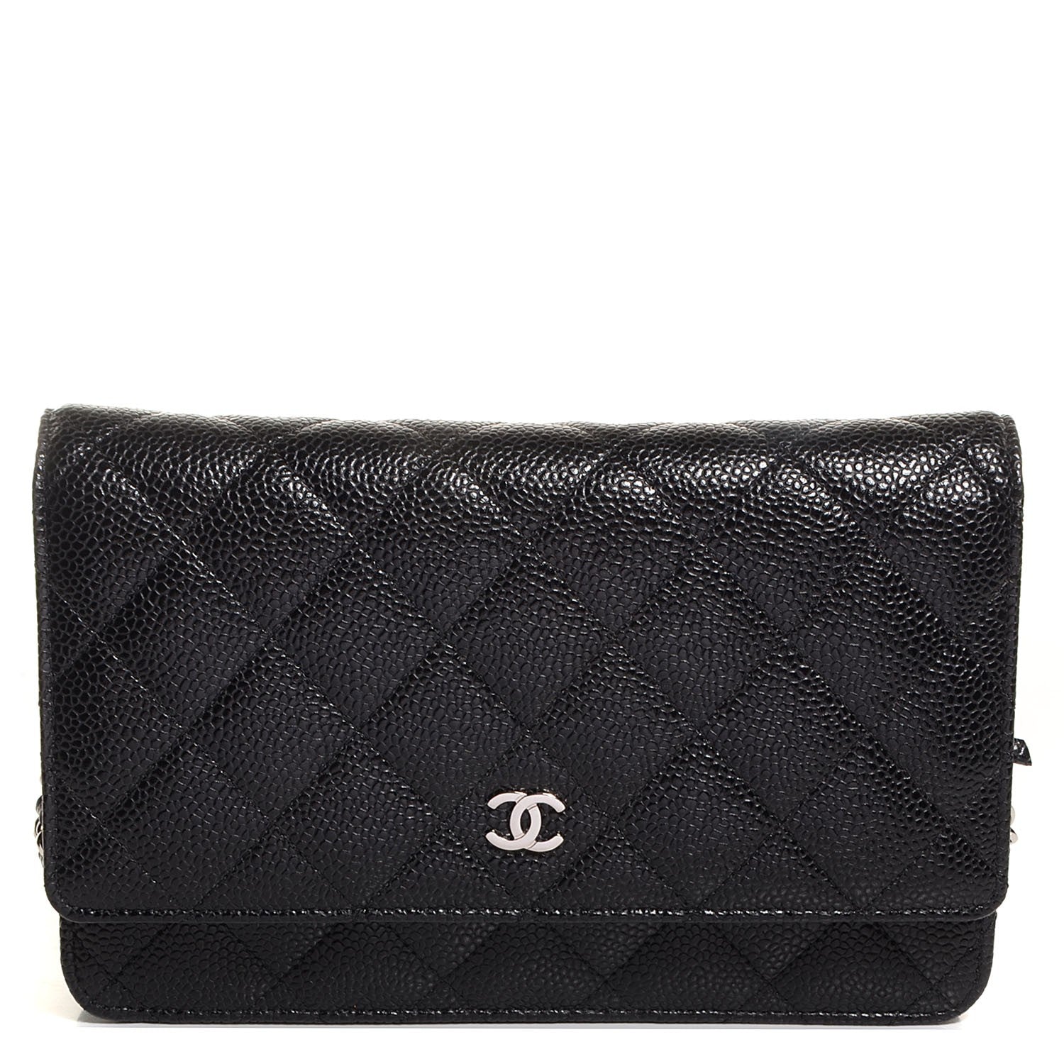 Chanel Caviar Quilted Wallet On Chain WOC Black 1 of 9