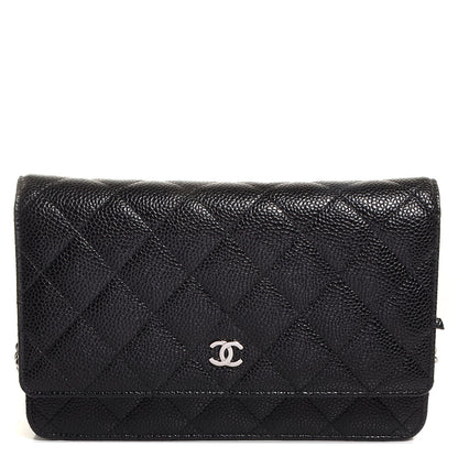 Chanel Caviar Quilted Wallet On Chain WOC Black 1 of 9