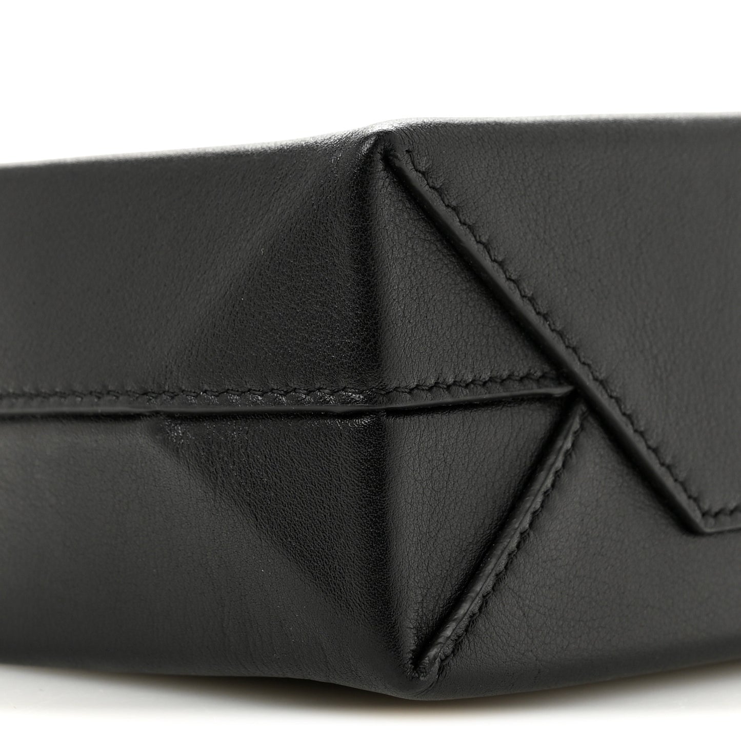 Soft Smooth Calfskin Duty Free Phone Holder Bag Black