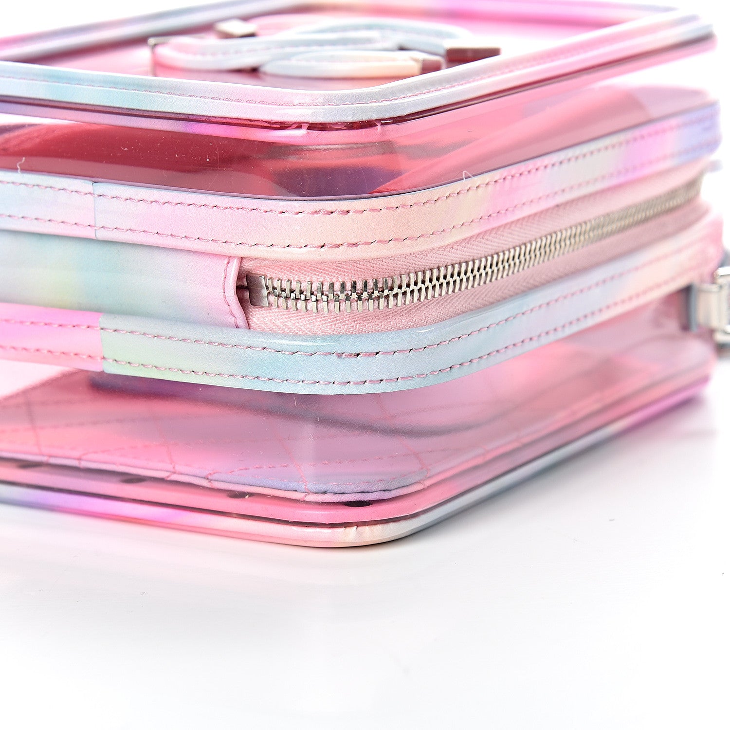 Chanel Plexiglass Vertical Vanity Bag Pink 9 of 9