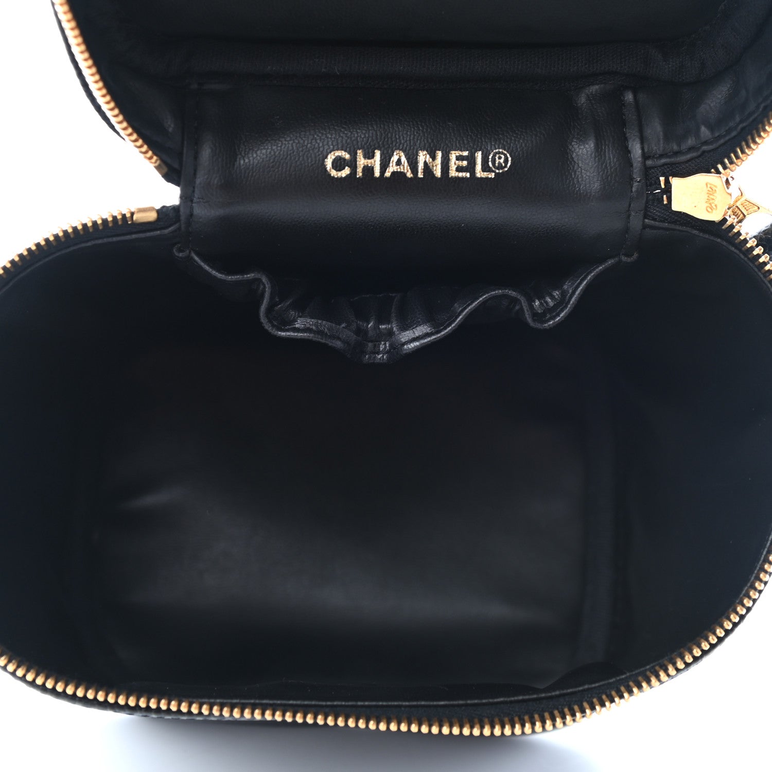 Chanel Caviar Vanity Cosmetic Case Black 5 of 10