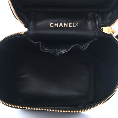 Chanel Caviar Vanity Cosmetic Case Black 5 of 10