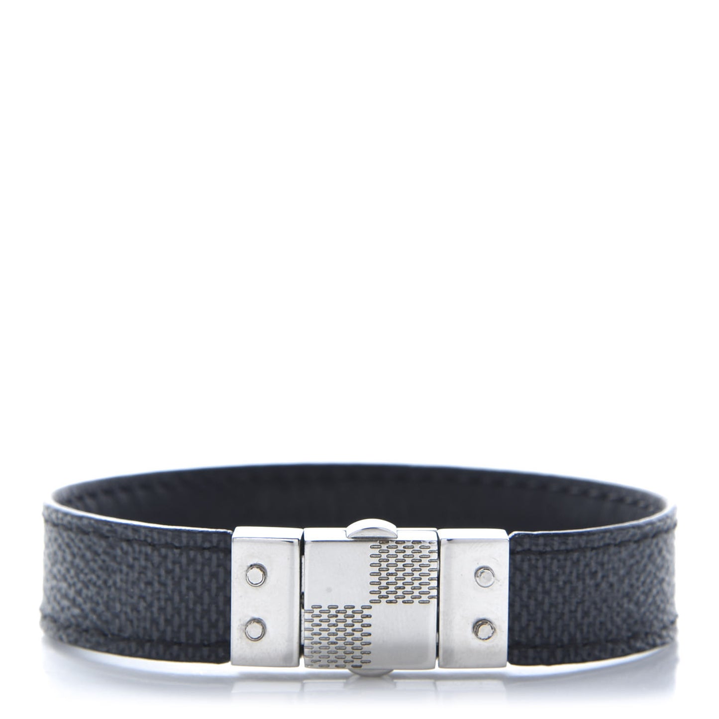 Damier Graphite Check It Reversible Bracelet 21