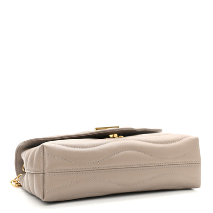 Louis Vuitton Calfskin LV New Wave Chain Bag Taupe 6 of 9