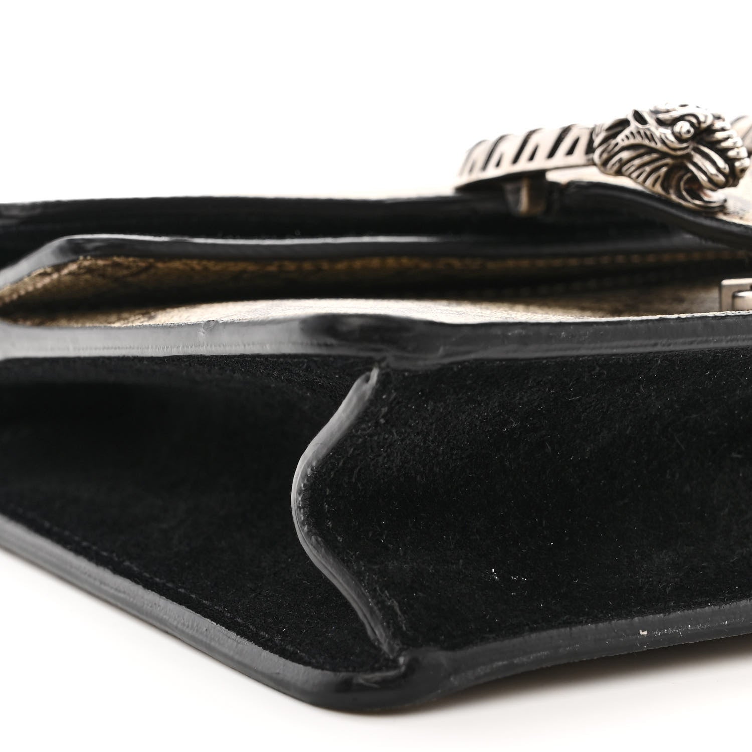 Gucci GG Supreme Monogram Mini Dionysus Shoulder Bag Black 9 of 11