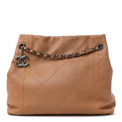 Chanel Lambskin Small Soft Touch Shoulder Bag Camel 1 of 13