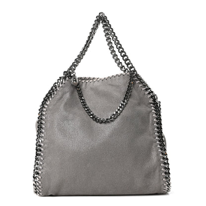 Stella McCartney Shaggy Deer Mini Falabella Fold Over Tote Light Grey 1 of 8