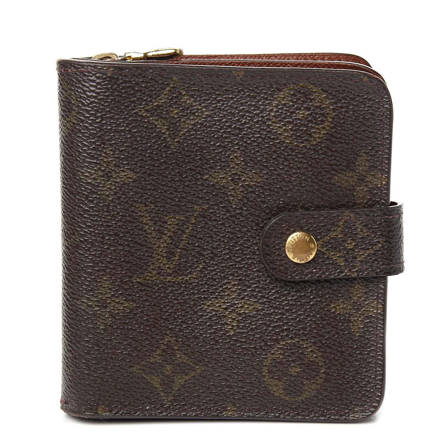 Louis Vuitton Monogram Compact Zippe Zipped Wallet 1 of 9