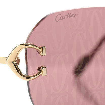 Cartier Signature C De Cartier Sunglasses CT0394S Gold Red 7 of 8