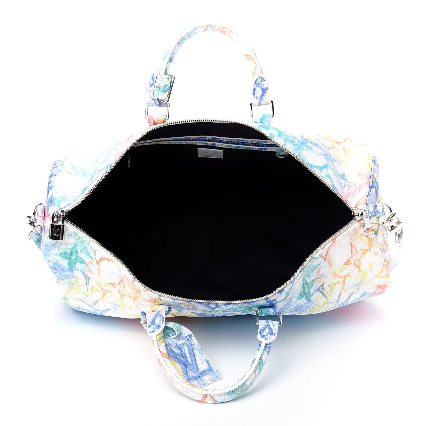Monogram Pastel Colors Keepall Bandouliere 50 Multicolor