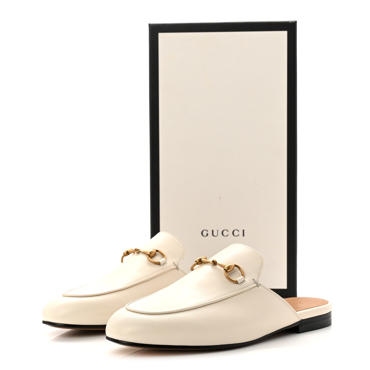 Gucci Malaga Kid Womens Princetown Slippers 38 Mystic White 10 of 10