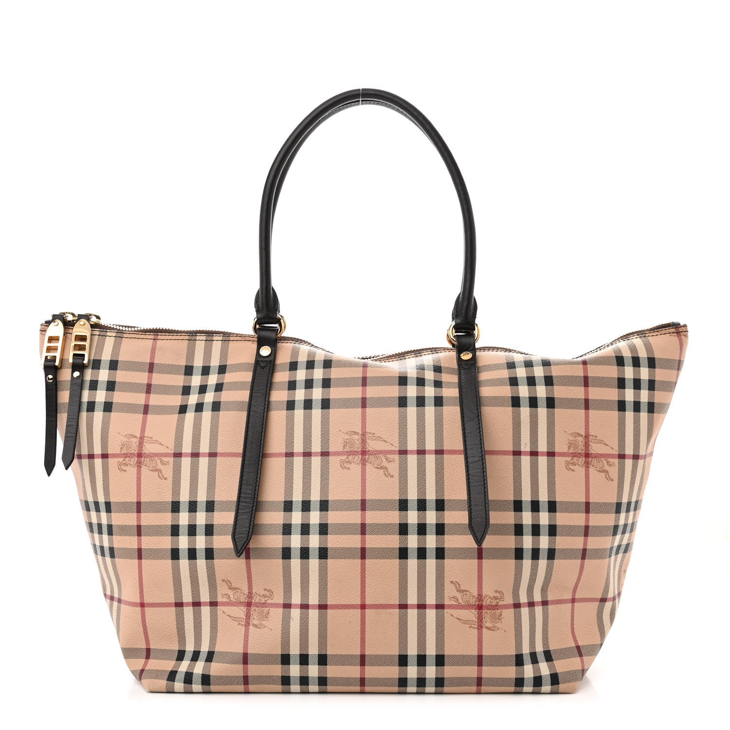 Burberry Haymarket Check Small Salisbury Tote Black 1 of 10
