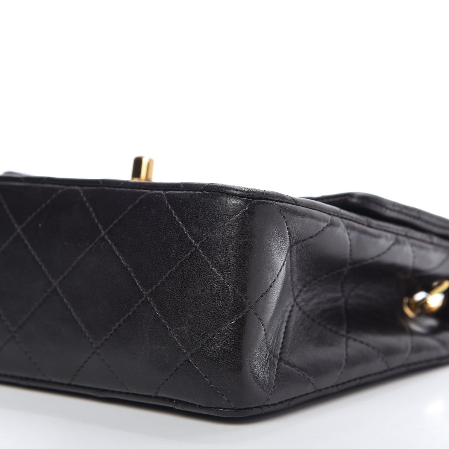 Chanel Lambskin Quilted Mini Square Flap Black 7 of 12