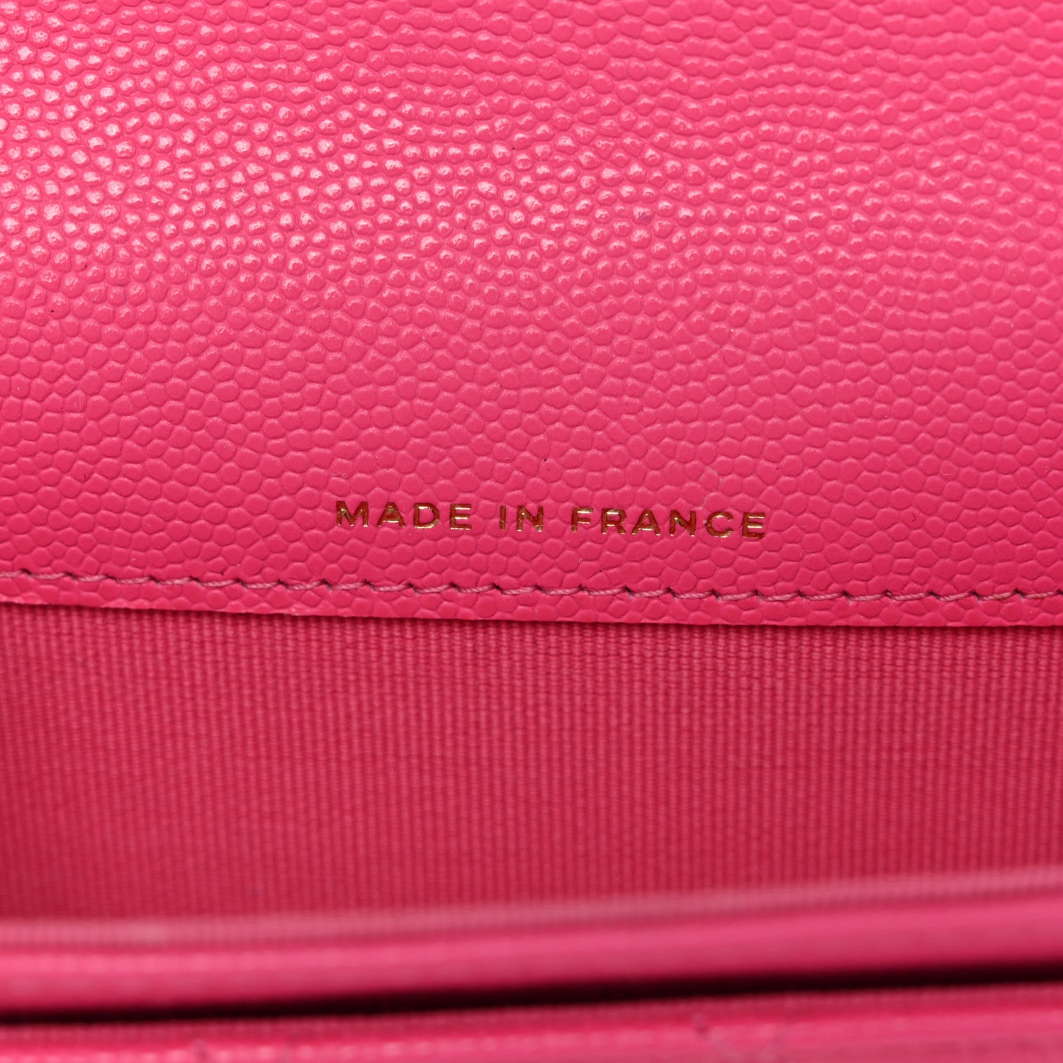 Chanel Caviar Quilted Flap Card Holder Wallet Pink 7 of 9