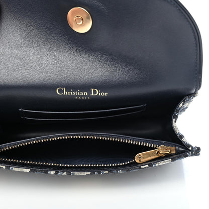 Christian Dior Oblique Saddle Belt Bag Blue 4 of 4