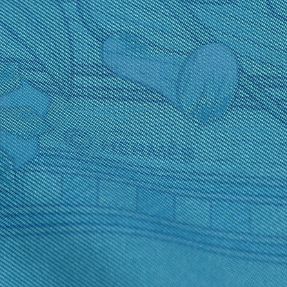 Hermes Silk Dip Dye Scarf 90 Turquoise 3 of 5