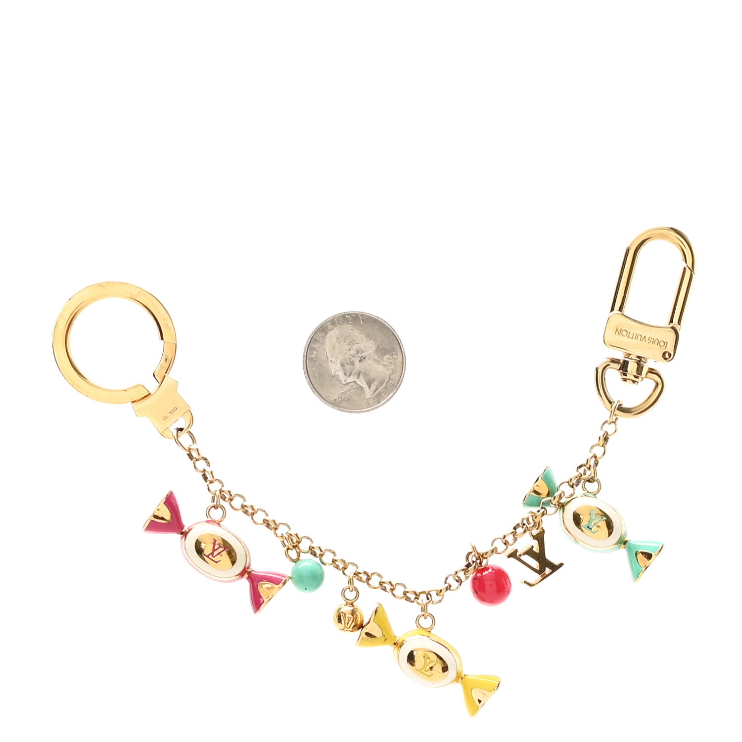 Louis Vuitton Delice Key Chain Bag Charm 2 of 4