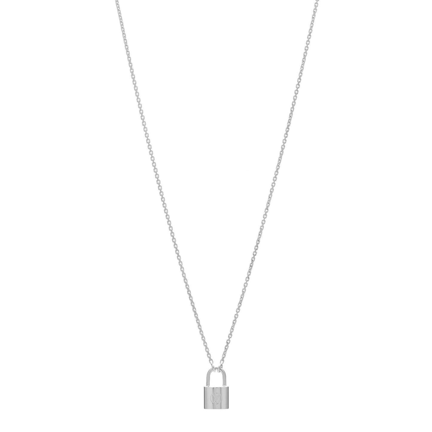 Sterling Silver Lockit Necklace