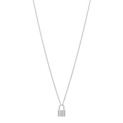 Louis Vuitton Sterling Silver Lockit Necklace 1 of 3