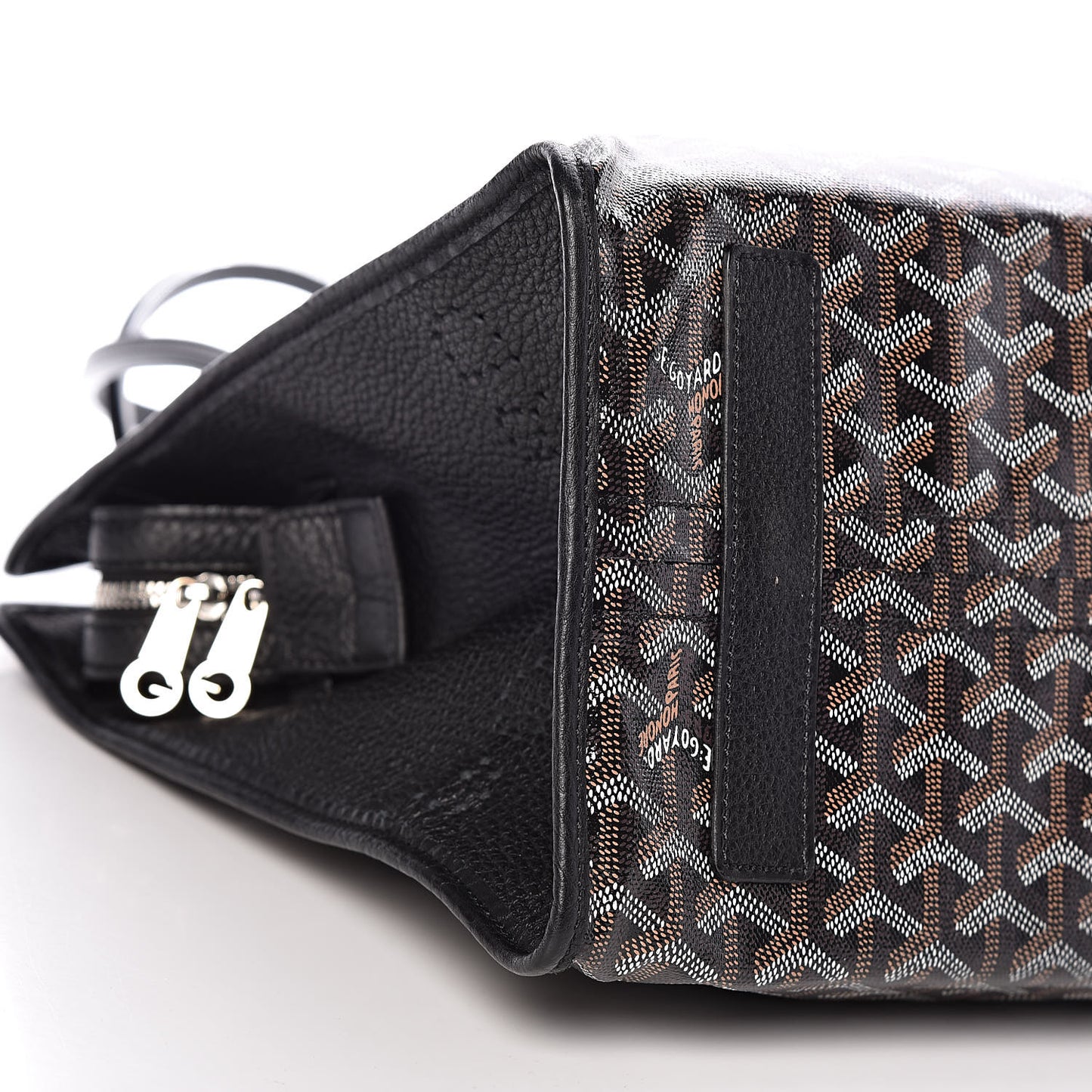 Goyardine Sac Hardy Pet Carrier PM Black
