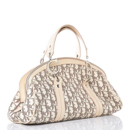 Christian Dior Monogram Vintage Flowers Bowler Beige 3 of 18