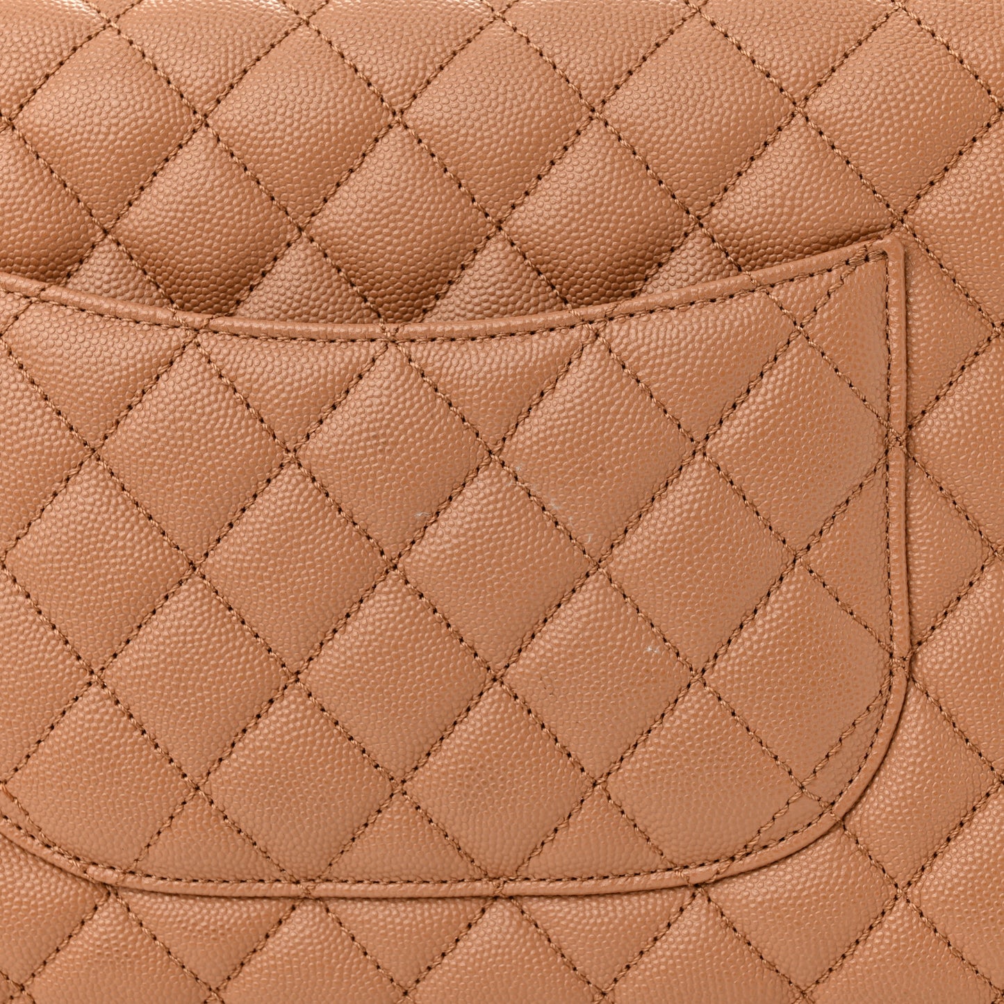 Caviar Lizard Embossed Quilted Small Coco Handle Flap Brown