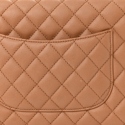 Chanel Caviar Lizard Embossed Quilted Small Coco Handle Flap Brown 11 of 11