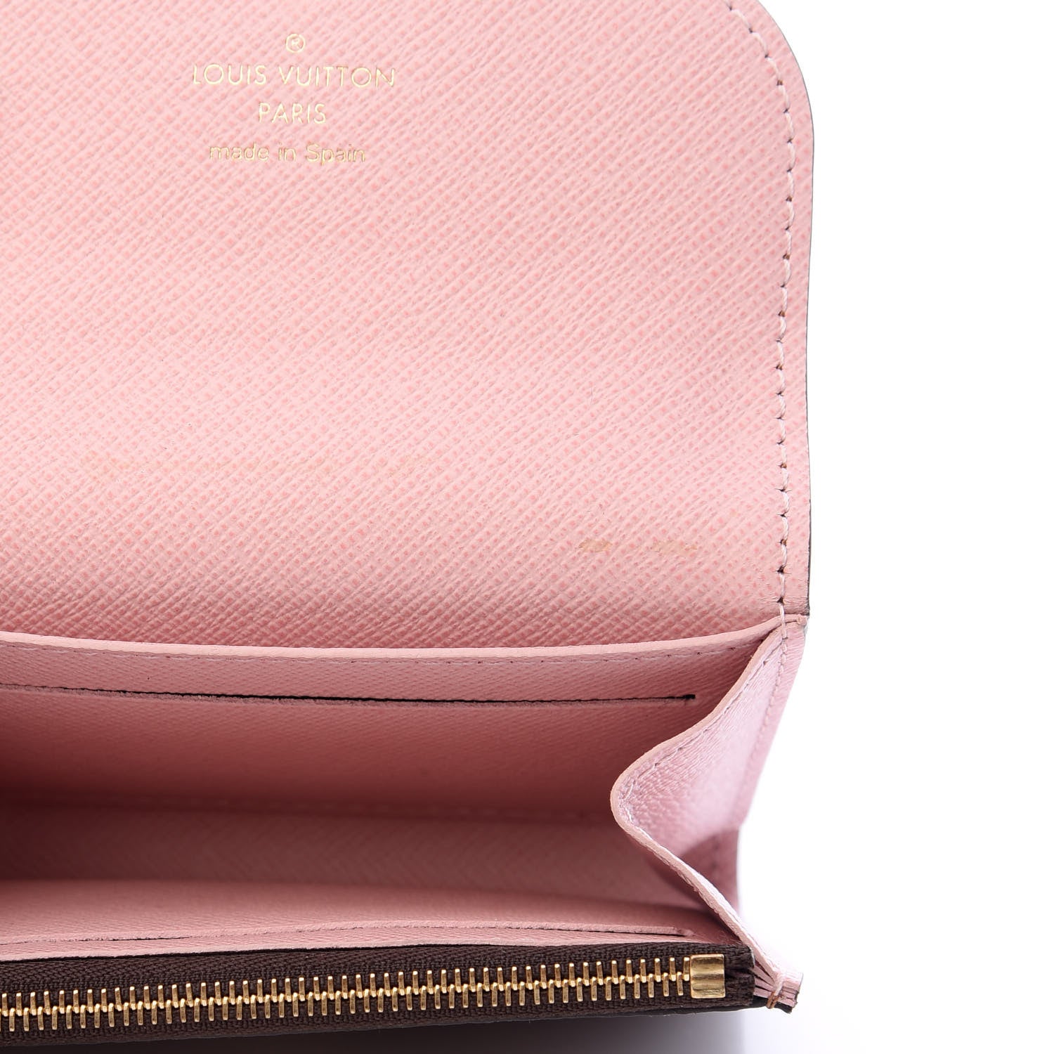 Louis Vuitton Damier Ebene Rosalie Coin Purse Rose Ballerine 5 of 7