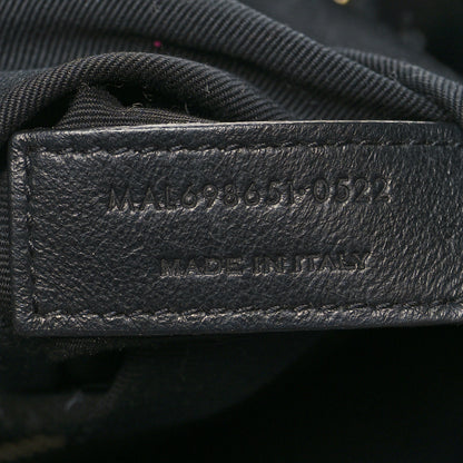 Saint Laurent Lambskin Quilted Maxi Icare Shopping Tote Black 9 of 13