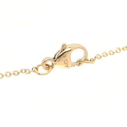 David Yurman 18K Yellow Gold Diamond Initial P Charm Necklace 4 of 4