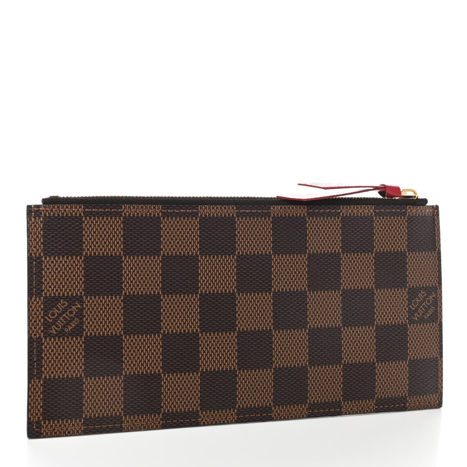 Louis Vuitton Damier Ebene Felicie Chain Wallet Zippered Insert 3 of 6