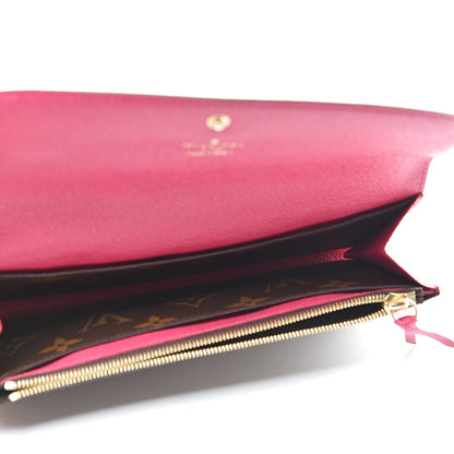 Louis Vuitton Monogram Emilie Wallet Hot Pink 5 of 7
