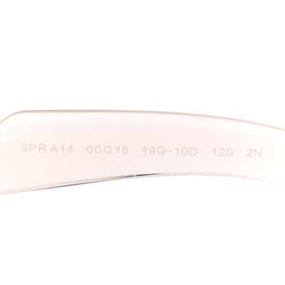 Prada Acetate Symbole Sunglasses SPR A14 Transparent Pink 6 of 7