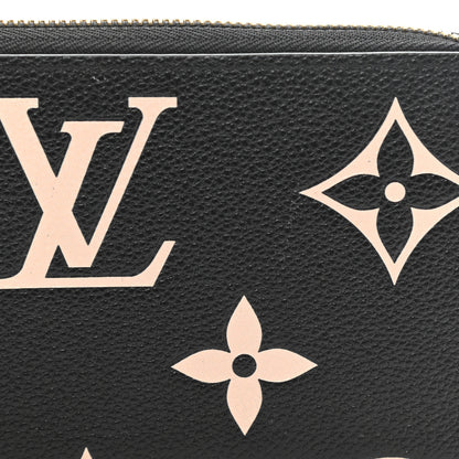Louis Vuitton Empreinte Monogram Giant Zippy Wallet Black Beige 7 of 8