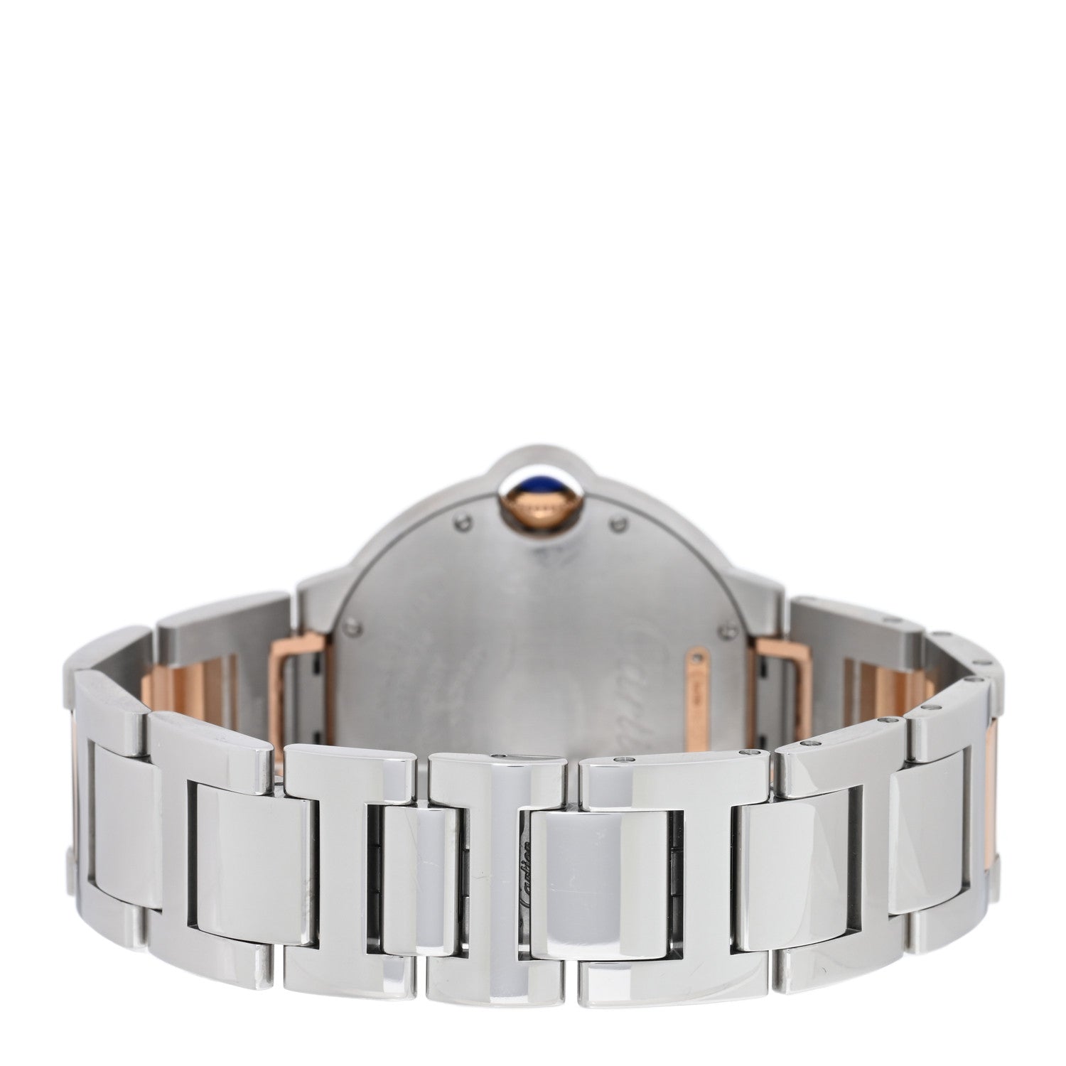 Cartier Stainless Steel 18K Pink Gold Diamond Bezel 36mm Ballon Bleu De Cartier Automatic Watch 3 of 6