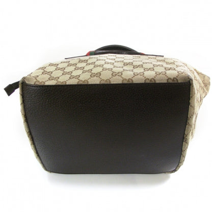 Gucci GG Monogram Medium Web Handle Bucket Tote 4 of 10