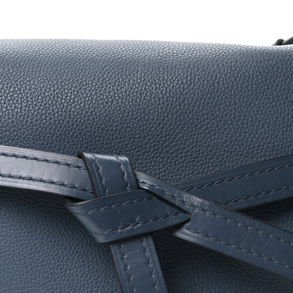 Loewe Grained Calfskin Small Gate Crossbody Bag Steel Blue 8 of 10